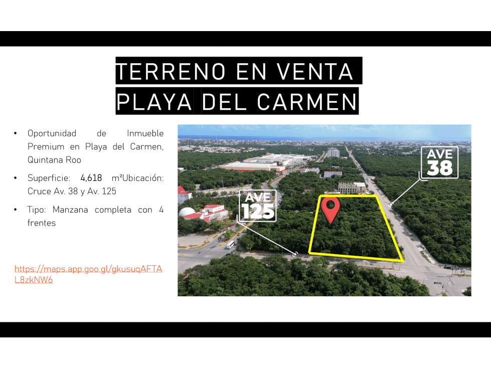 OPORTUNIDAD LOTE EN VENTA PLAYA DEL CARMEN - 1