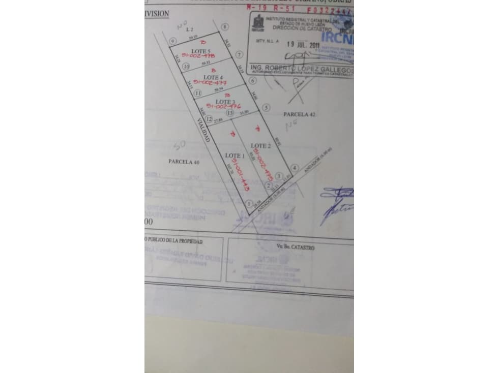EN VENTA 3 TERRENOS CADEREYTA DE 2000 M 2 C/UNO 8 K DE CARR ALLENDE - 1