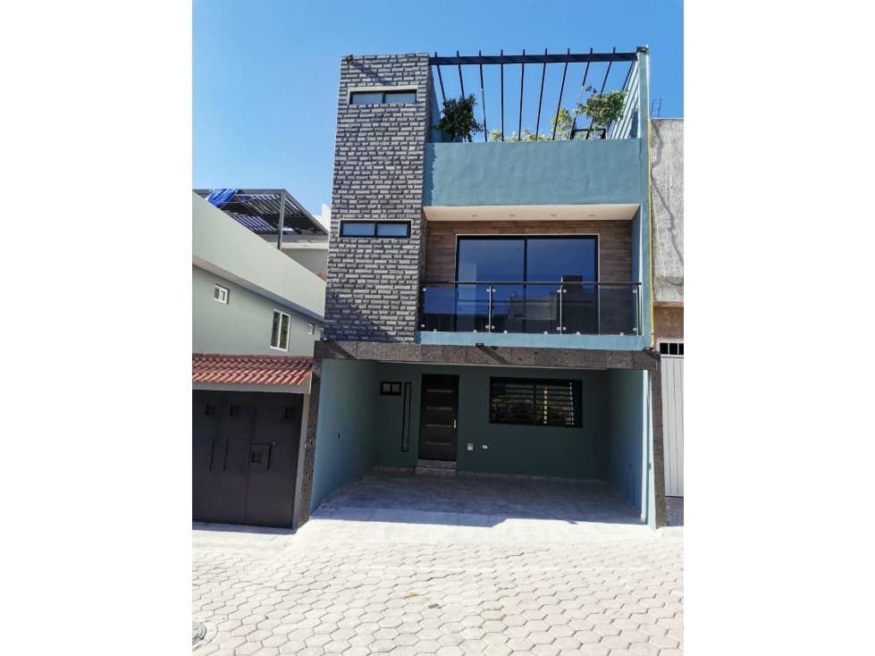 Casa En Nueva En Renta En Momoxpan En Fraccionamiento Cerrado - 1
