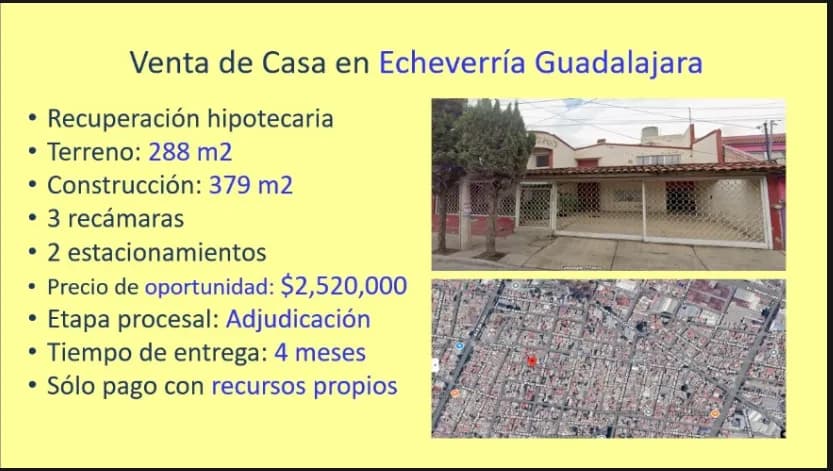 COL. ECHEVERRIA C. FRANCISCO MORALES CASA DE OPORTUNIDAD $2'520,000 PRECIO POR TIEMPO LIMITADO - 1