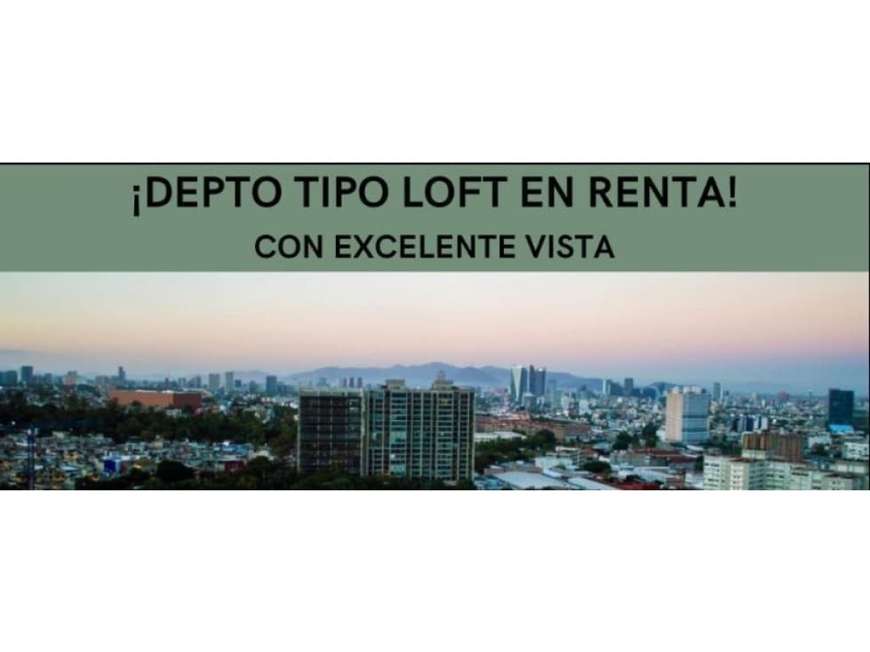 DEPARTAMENTO EN RENTA CDMX Álvaro Obregón - 1
