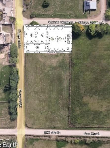 Terrenos en Santo Tome de 284 m2 - 312 m2 y 320 m2 - Calles Pueyrredón y Obispo Gelabert - muy buen acceso a R-19 y Au Santa Fe Rosario - linea de colectivo - zona en inminente desarrollo aledaños a z - 1