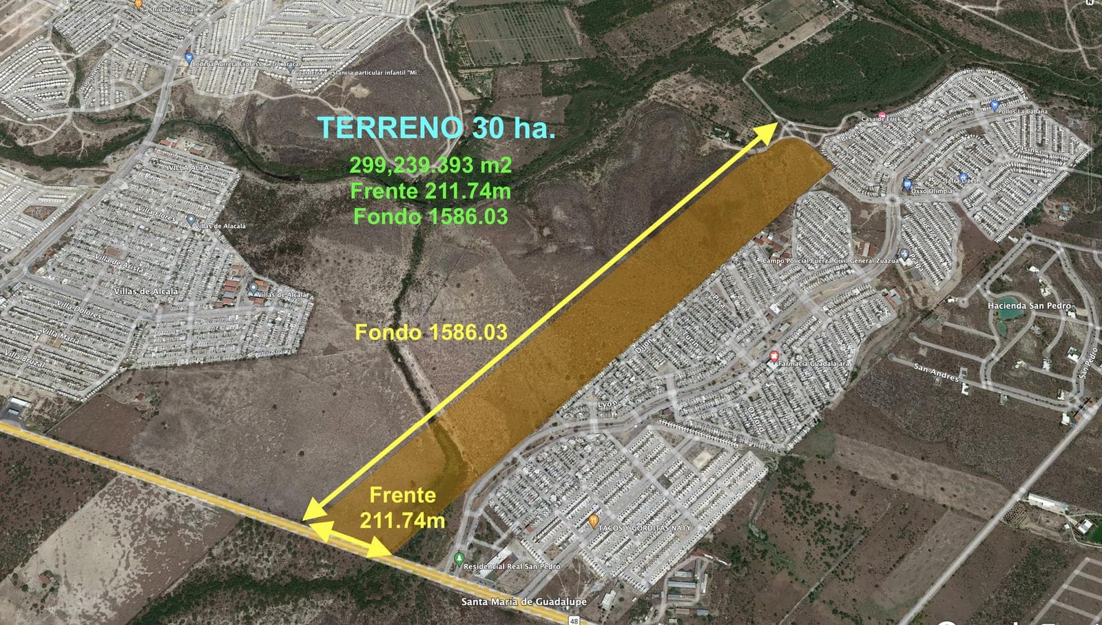 TERRENO INDUSTRIAL EN VENTA EN CIENEGA DE FLORES - ZUAZUA - 1