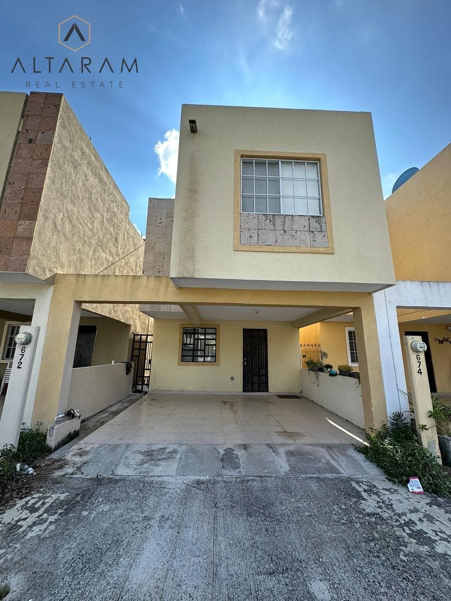RENTA DE CASA EN FRACC. VALLE ESMERALDA, ALTAMIRA TMPS. - 1