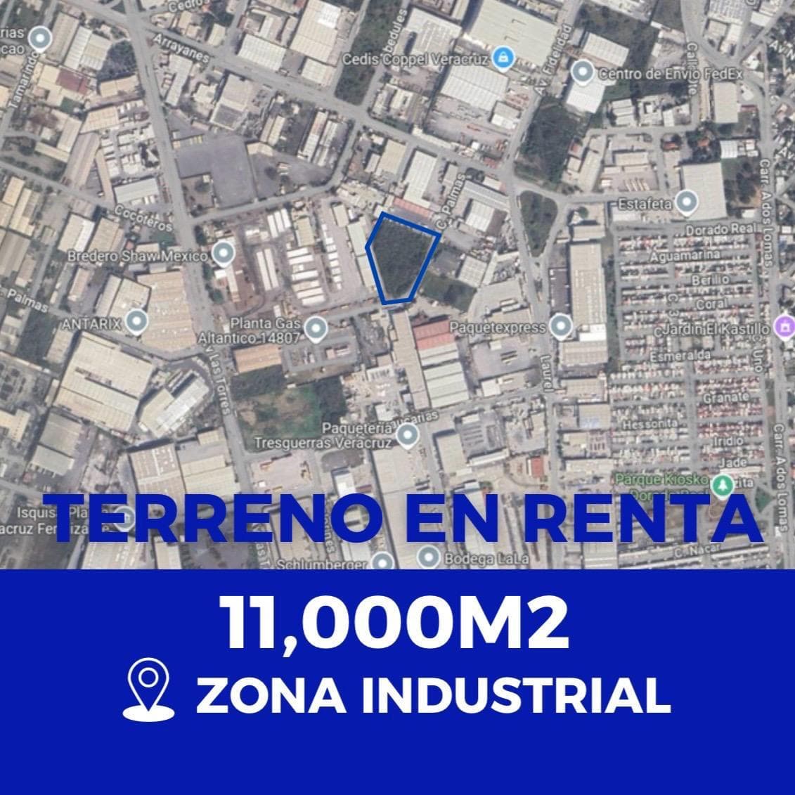 Terreno en Renta de 11,000m2 en Zona Industrial - 1