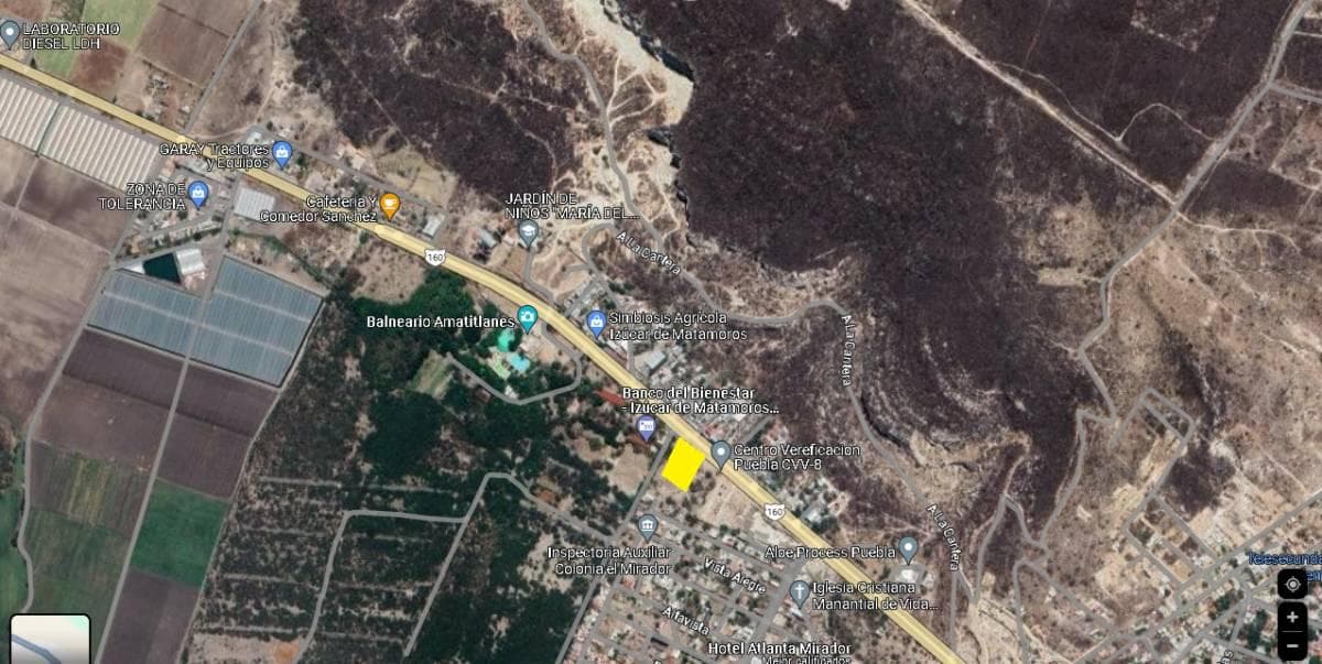 VENTA DE TERRENO DE 2700m2 EN ZONA MUY COMERCIAL EN IZUCAR DE MATAMOROS!! - 1