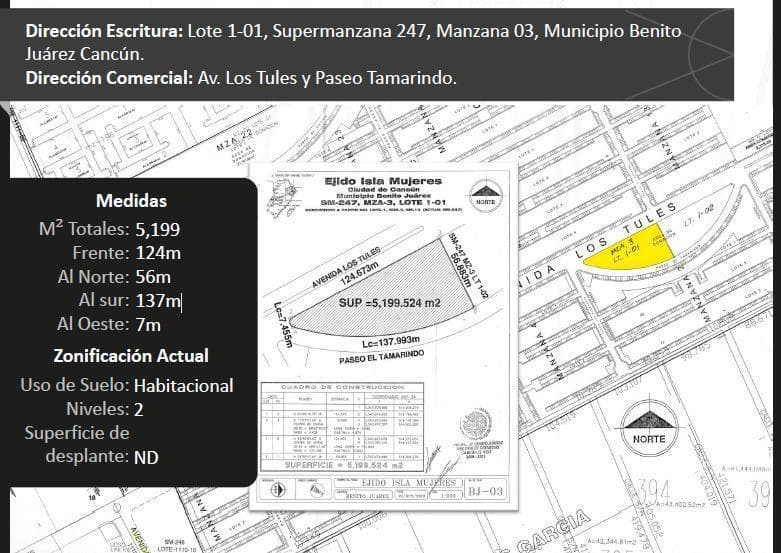 VENTA DE TERRENO EN CANCUN - 1