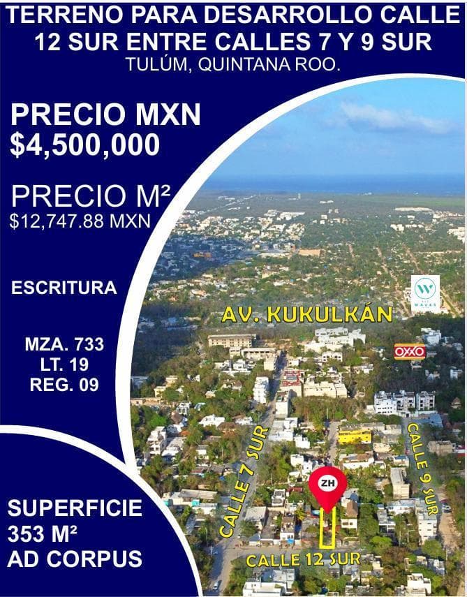 Terreno en Tulum region 9 - 1