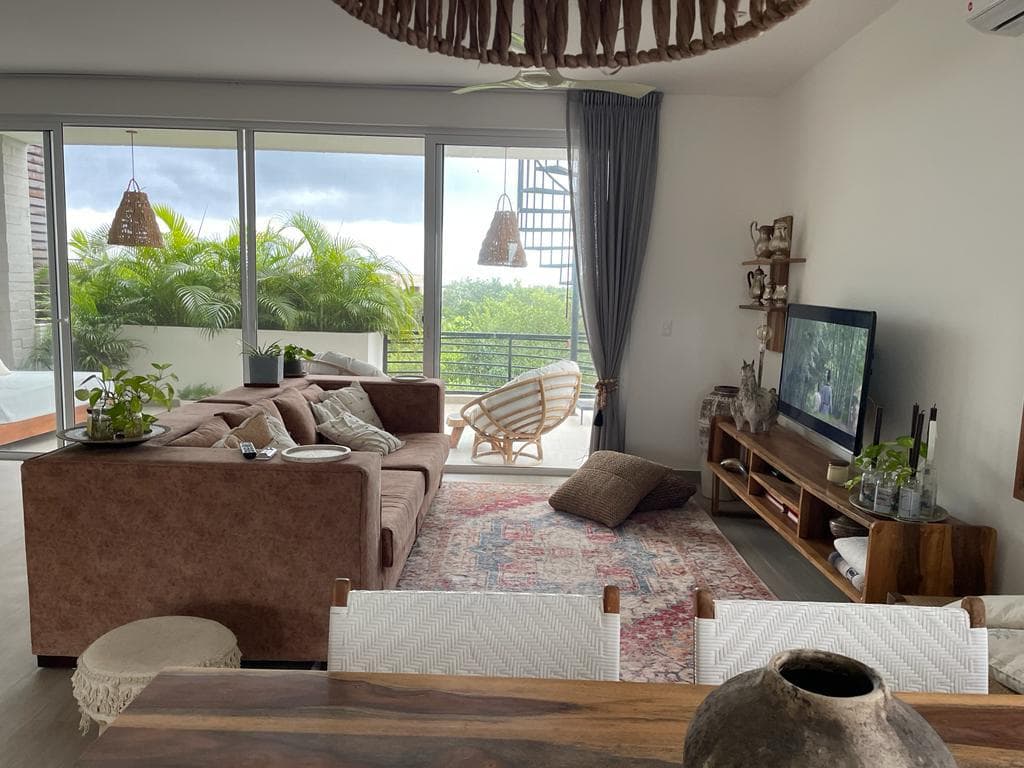 Renta Penthouse Aldea Zama en 2 niveles con 2 recamaras - 1