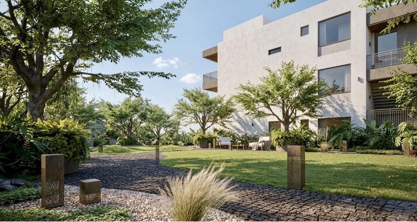 LA VIÑA - CUMBAYÁ 88.39 M² SUITE EN VENTA 1 HABITACIÓN CON JARDÍN Y SALA DE ESTAR - 1