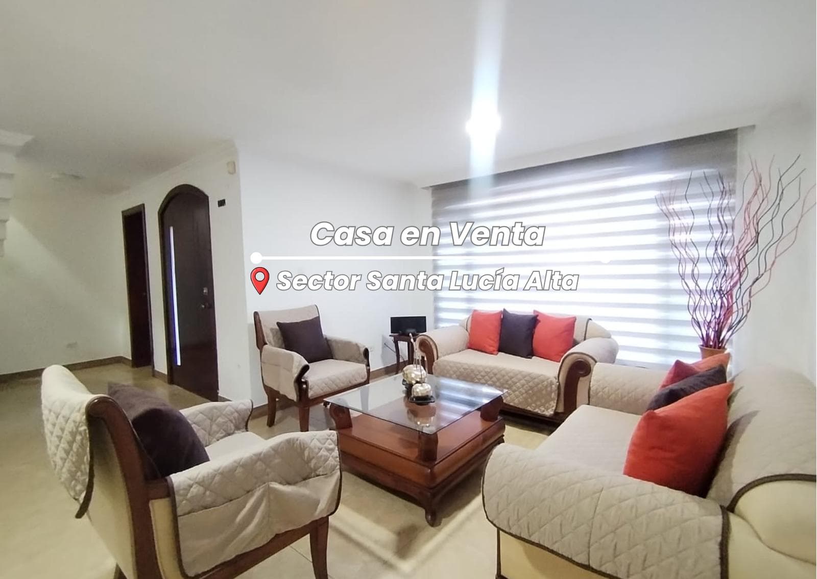 Casa en venta en Santa Lucía con 4 dormitorios, seguridad, terraza, jacuzzi - 1