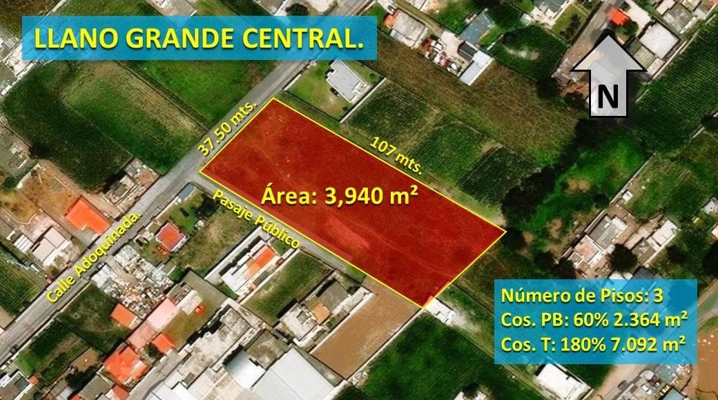 Venta terreno de 3.940 m² Ideal Para conjunto Habitacional GB - 1