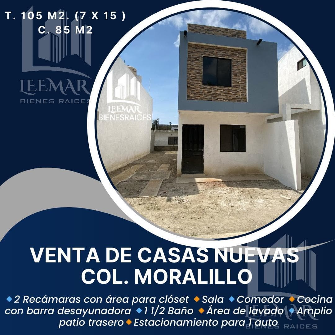 Casas en Venta de 2 y 3 recamaras, Moralillo, municipio de Panuco, Veracruz - 1
