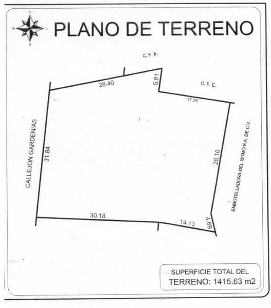 Amplio Terreno, en Venta, Colonia De La Fuente, Minatitlán - 1