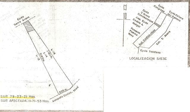 EXCELENTE TERRENO EN VENTA AUTOPISTA COATZA-MINA LOTE 14 - 1