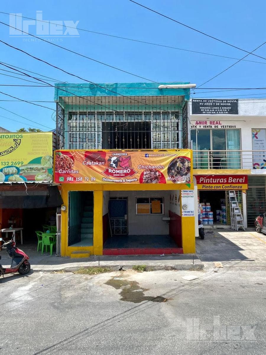 SE VENDE LOCAL COMERCIAL DE 2 PISOS FRENTE A SUPER AKI DE LA RIA, CAMPECHE - 1