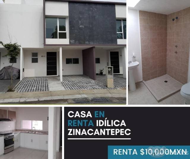 Casa Renta en Idílica Zinacantepec - 1