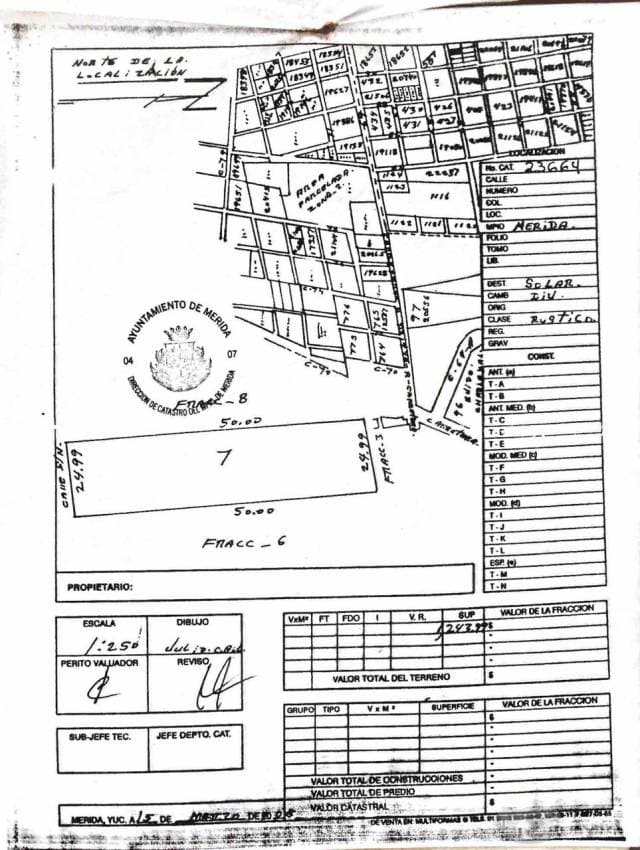 SE VENDE TERRENO RESIDENCIAL EN DZITYA, MERIDA NORTE. - 1