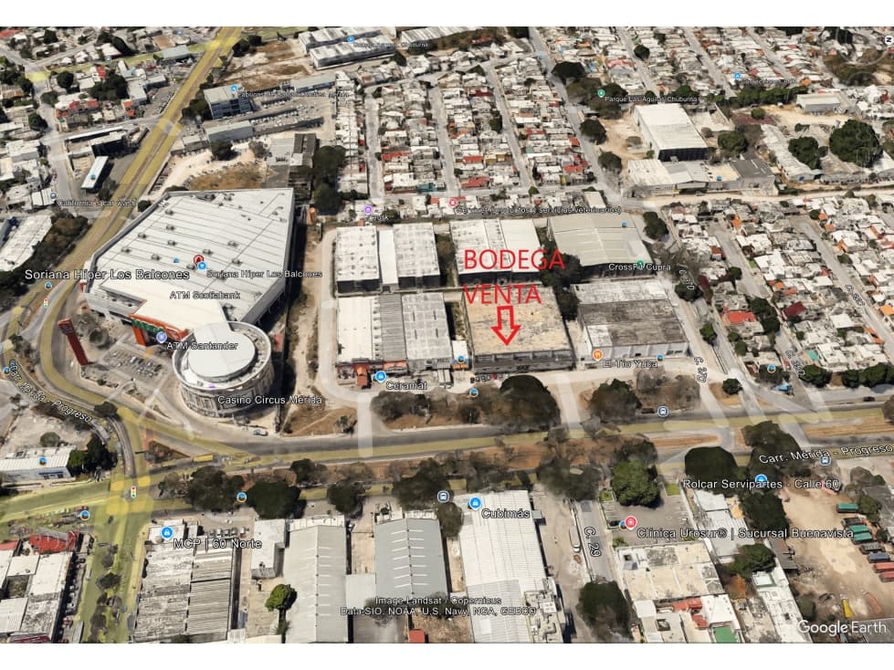 Calle 60 Col. Colonial Buenavista Bodega Comercial en Venta - 1