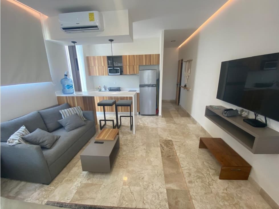 Departamento Amueblado y Equipado en Venta en Aldea Zama, Tulum - 1
