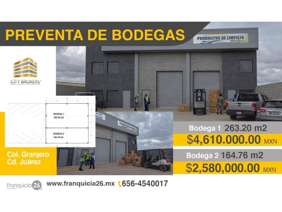 PREVENTA DE BODEGAS EN EL GRANJERO - 1