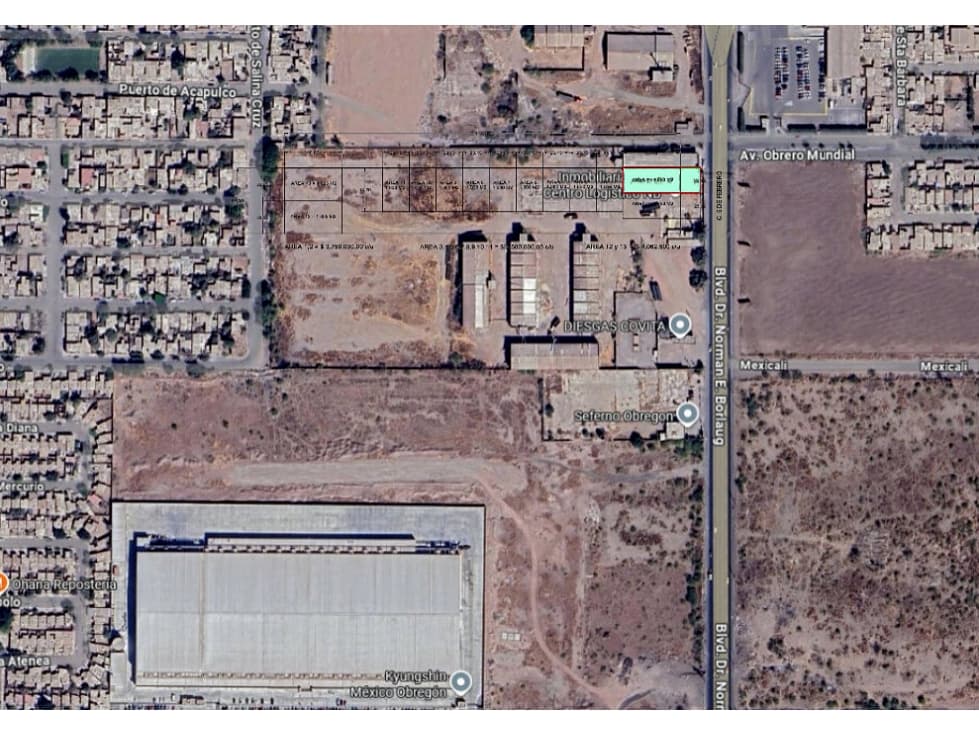 SE VENDE TERRENO CALLE DR. NORMAN E. BORLAUG EN CIUDAD OBREGON SONORA - 1