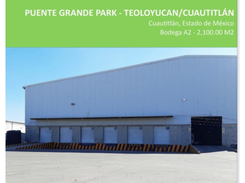 RENTA NAVE EN TEPOTZOTLAN EDO MEX - 1