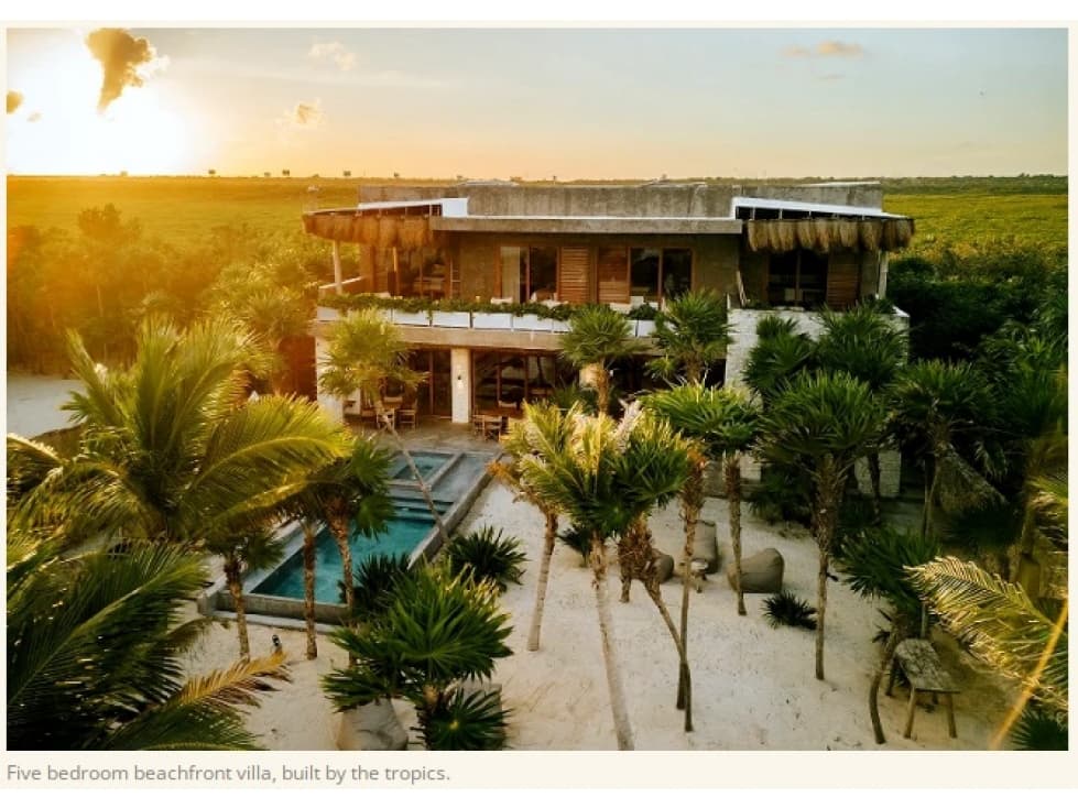 MODERNA RESIDENCIA EN BAHIA SOLIMAN TULUM - 1