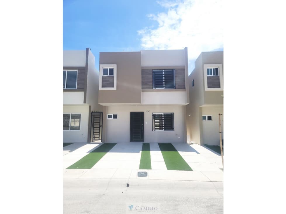 SE RENTA CASA SEMI NUEVA 3 REC. 2.5 BAÑOS EN TOSSÁ RESIDENCIAL - 1