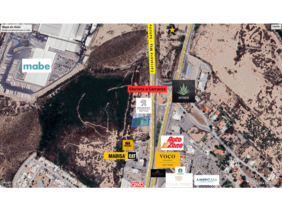Terreno en renta al norte sobre Blvd. V. Carranza CTR648551 - 1