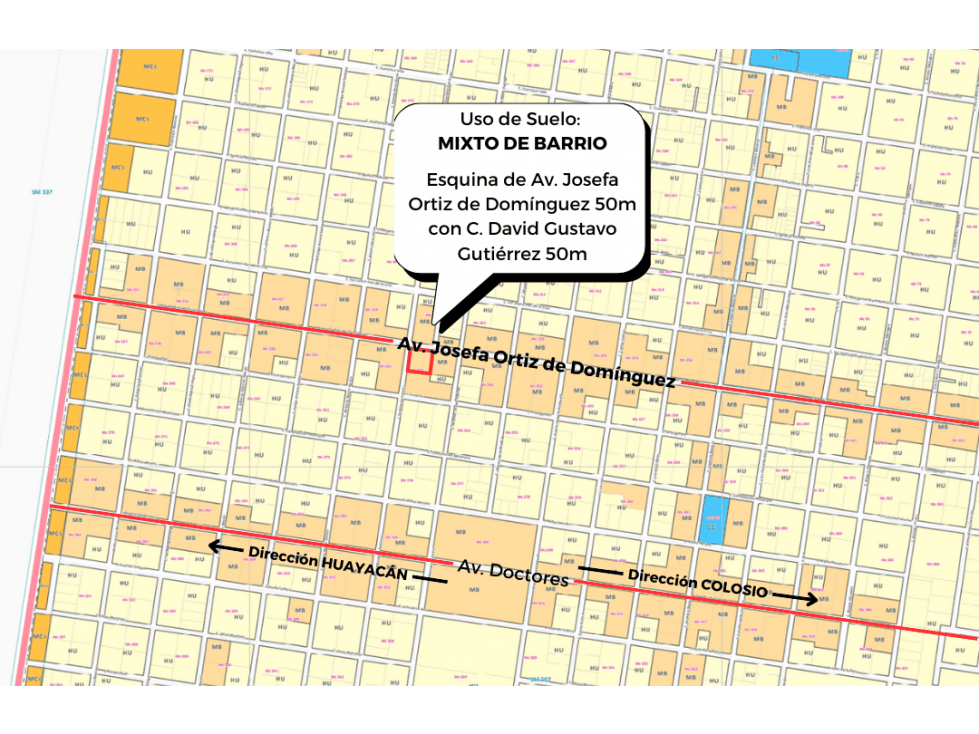 Venta de Terreno Escriturado en esquina en Zona Doctores - 1