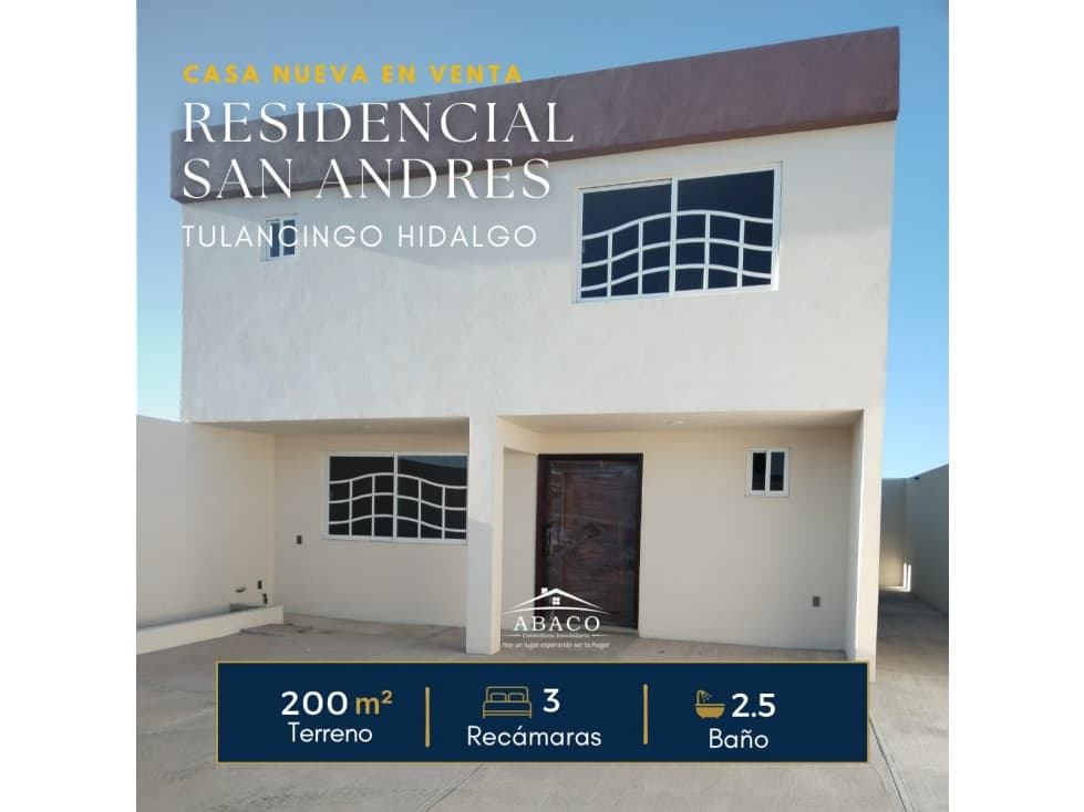 Venta de Casa en Tulancingo, 200 mts de terreno Fracc Residencial - 1