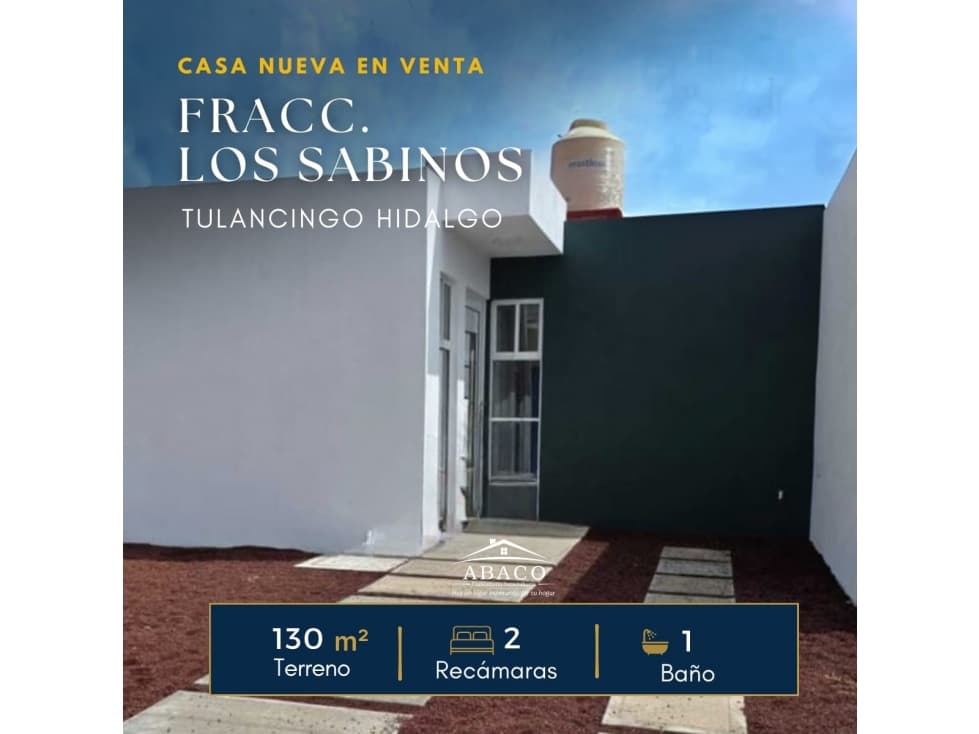 CASA EN VENTA, TULANCINGO COL LOS SABINOS 130m2 - 1