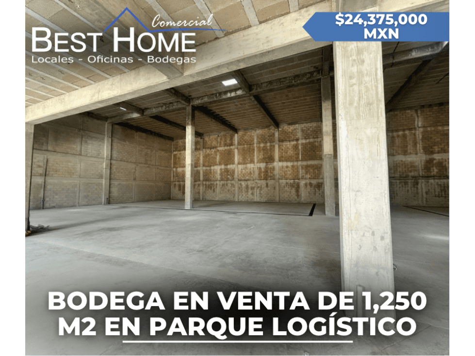 Bodega de 1250 m2 en venta en parque logistico -Cancún - 1