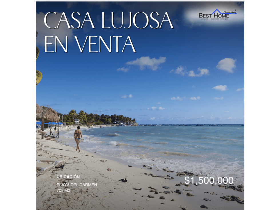 Casa de Lujo en Venta en Playacar, Playa del Carmen - 1