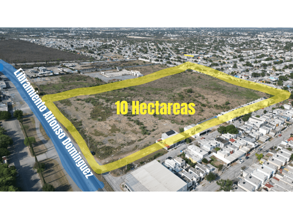 10 Hectareas y 2.5 hectareas Libramiento Alfonso mtz domingez - 1