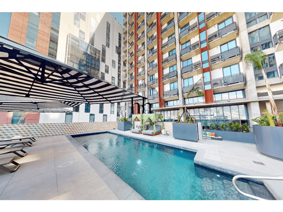 Departamento Loft en renta Nomad Living, Centro de Monterrey N.L. - 1
