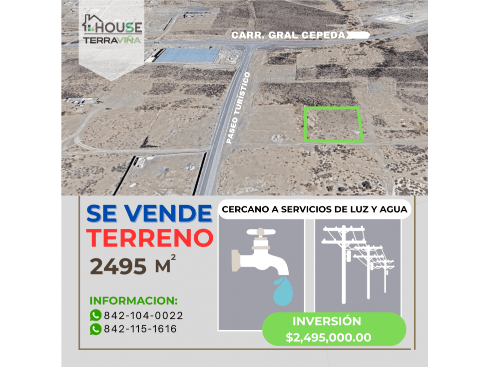 TERRENO EN ZONA DE DESARROLLO - 1