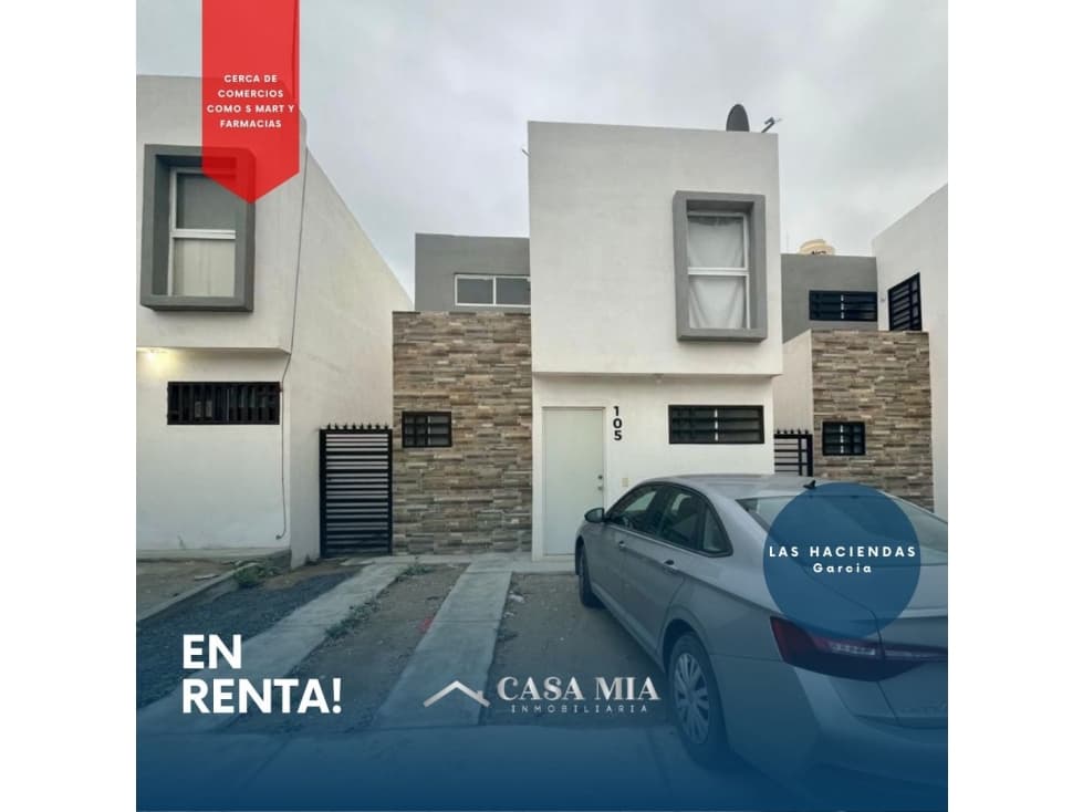 Casa en Renta en Col. Las Haciendas, García, N.L: - 1