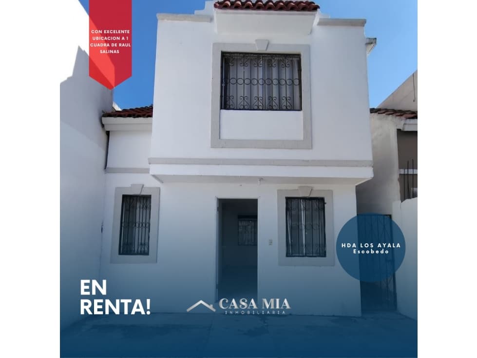 Casa en Renta en Hacienda Los Ayala, Escobedo, N.L. - 1
