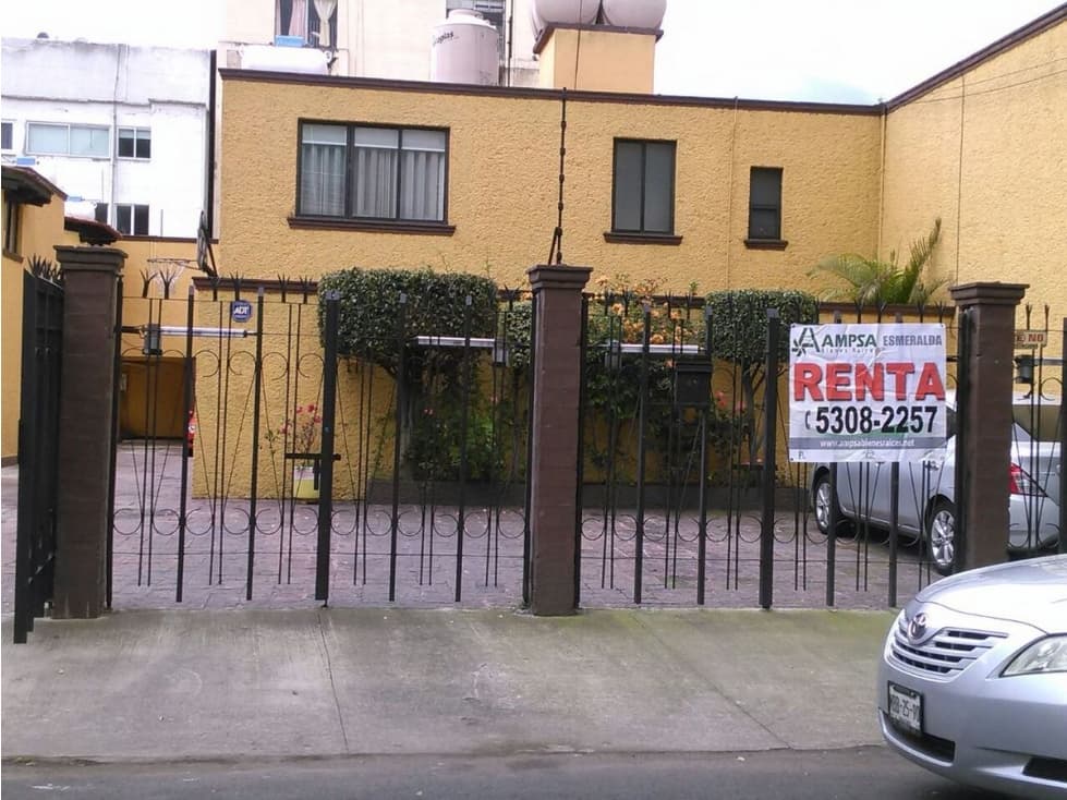 CASA EN RENTA EN COL. PORTALES, BENITO JUAREZ - 1