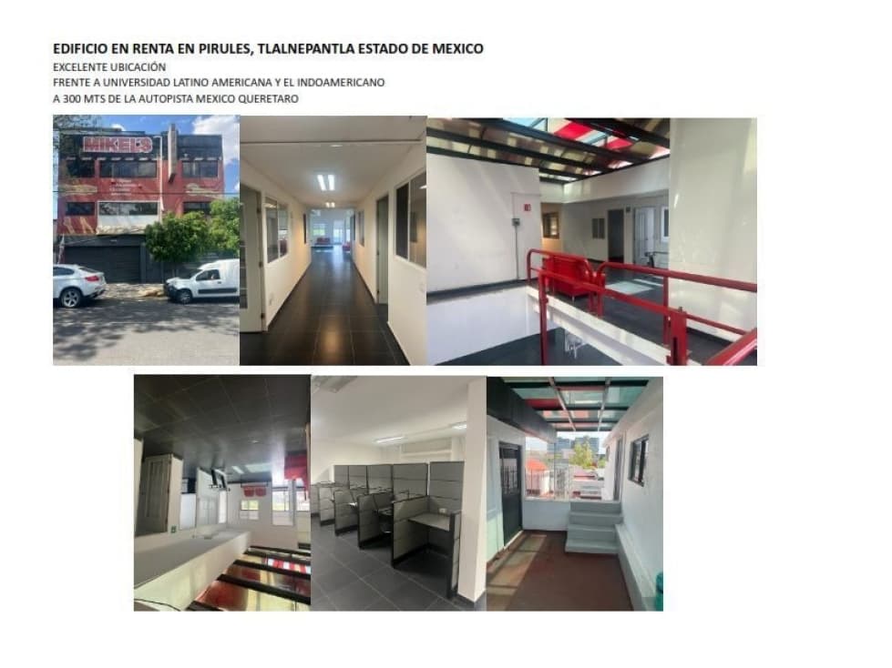 EDIFICIO EN RENTA EN PIRULES, TLALNEPANTLA ESTADO DE MEXICO - 1