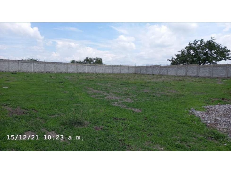Terreno plano bardeado con Bodega Industrial - Pte de Ixtla Mor. - 1