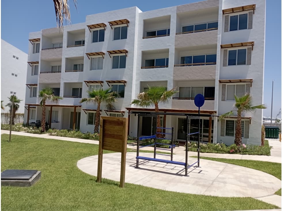 Departamento Nuevo en Planta Baja en Almarena Residencial Mazatlán - 1