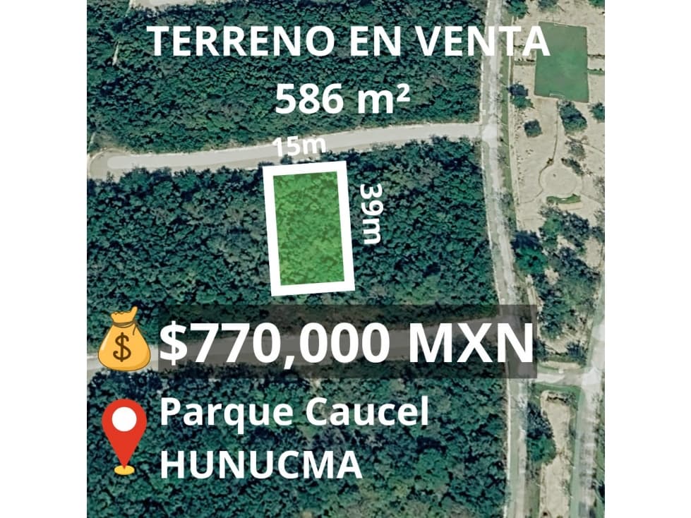 Terreno en venta ubicado en Parque Caucel, Hunucmá, Yucatán. - 1