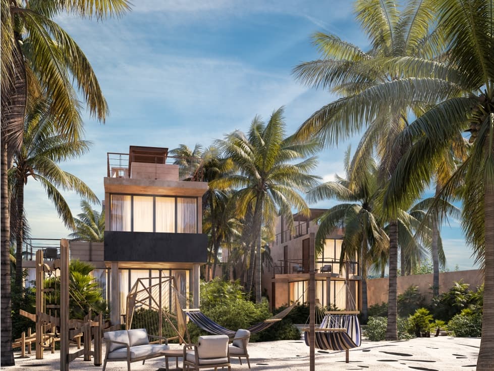 Departamentos en Venta frente al Mar en la Playa de Yucatán - 1