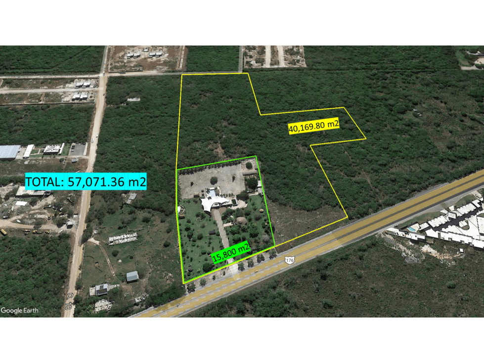 Venta Terreno Al norte de Mérida, ideal para desarrollo habitacional - 1