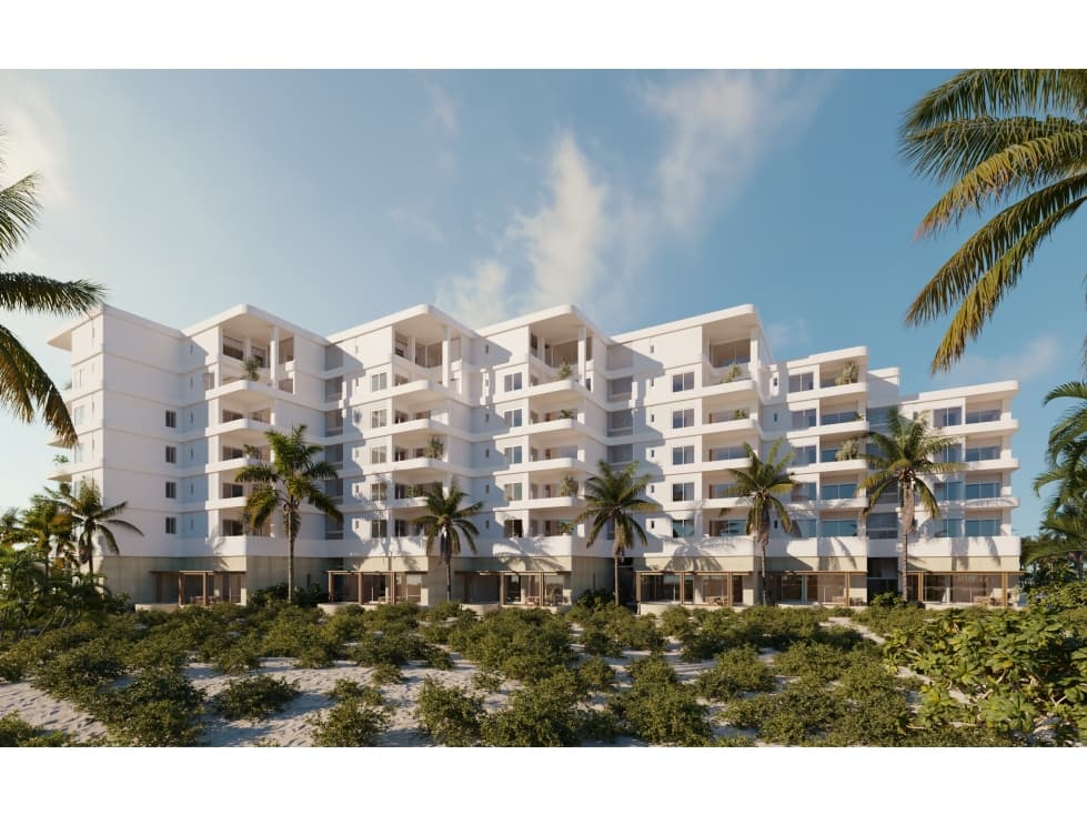 Venta de Departamentos frente al mar en San Benito, Yucatán - 1