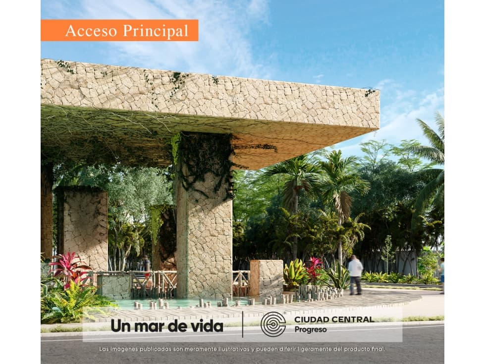 Venta de Lotes Residenciales, Ciudad Central Progreso. Mérida. - 1