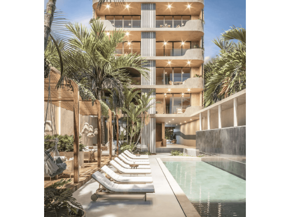 VENTA DEPARTAMENTOS EN TORRES FRENTE A LA PLAYA YUCATECA. - 1